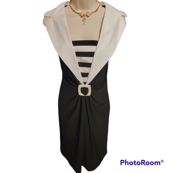 Joseph Ribkoff 4 Dress Marine - Picture 4 of 14